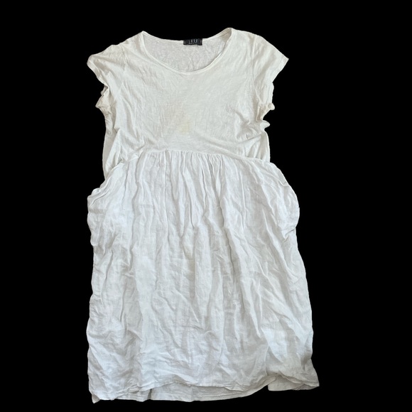 Saga Split linen cotton dress - Picture 1 of 2